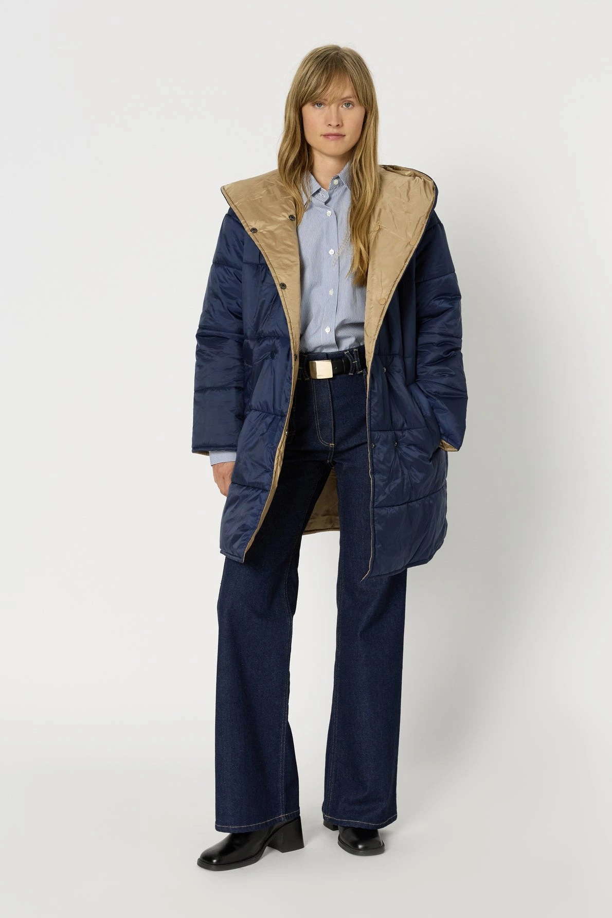 Doudoune-a-capuche-reversible-MATHILDE-gerard-darel-maroc-face-marine-total-look