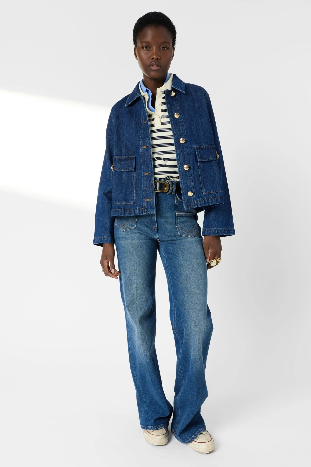 Look femme avec veste Taina denim
