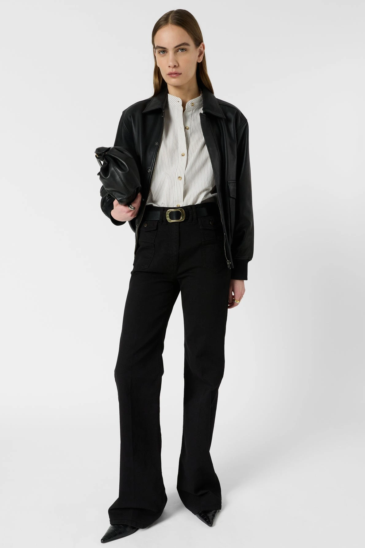 Look femme avec chemise Calixte écru