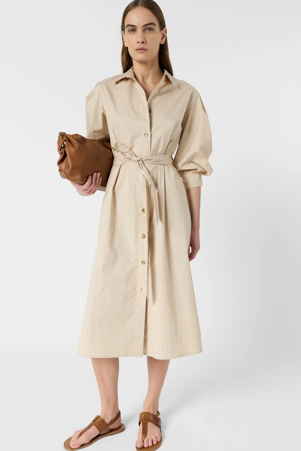 Look femme avec robe Ralia naturel