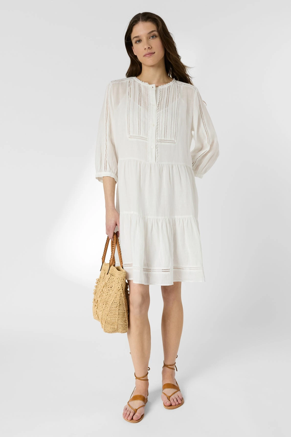 Look femme avec robe Riane écru