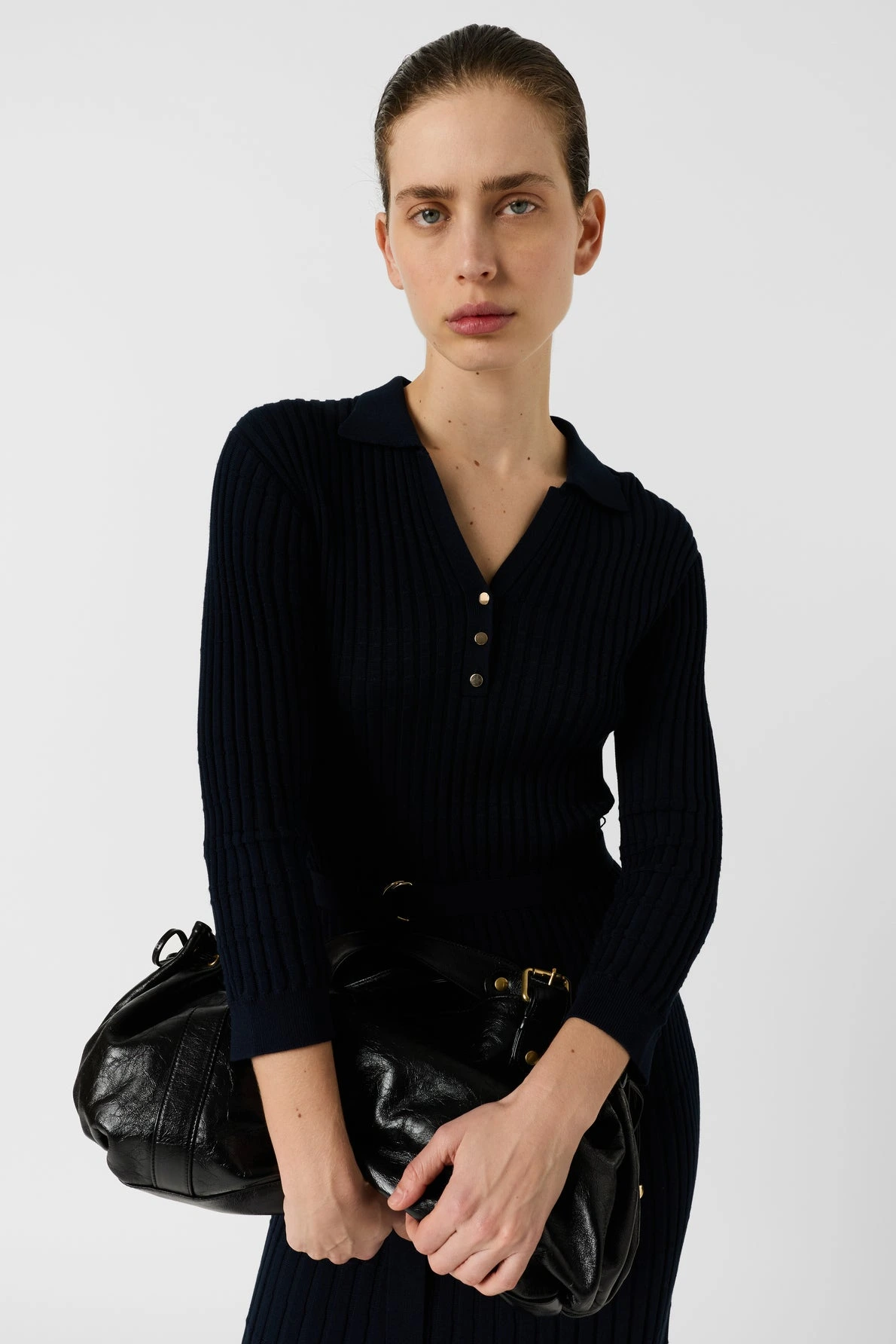 Look femme avec robe Rihamie marine