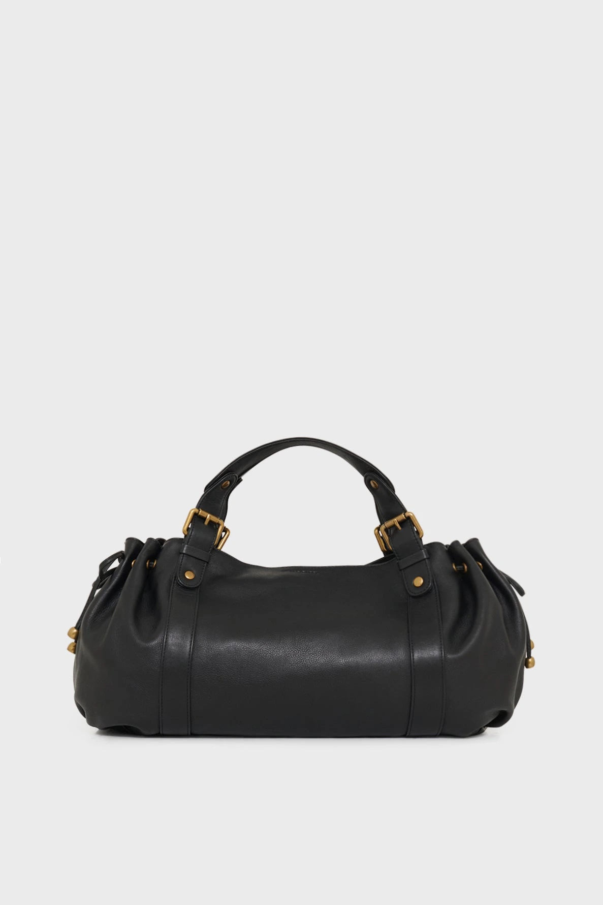 Sac 24H noir en cuir femme
