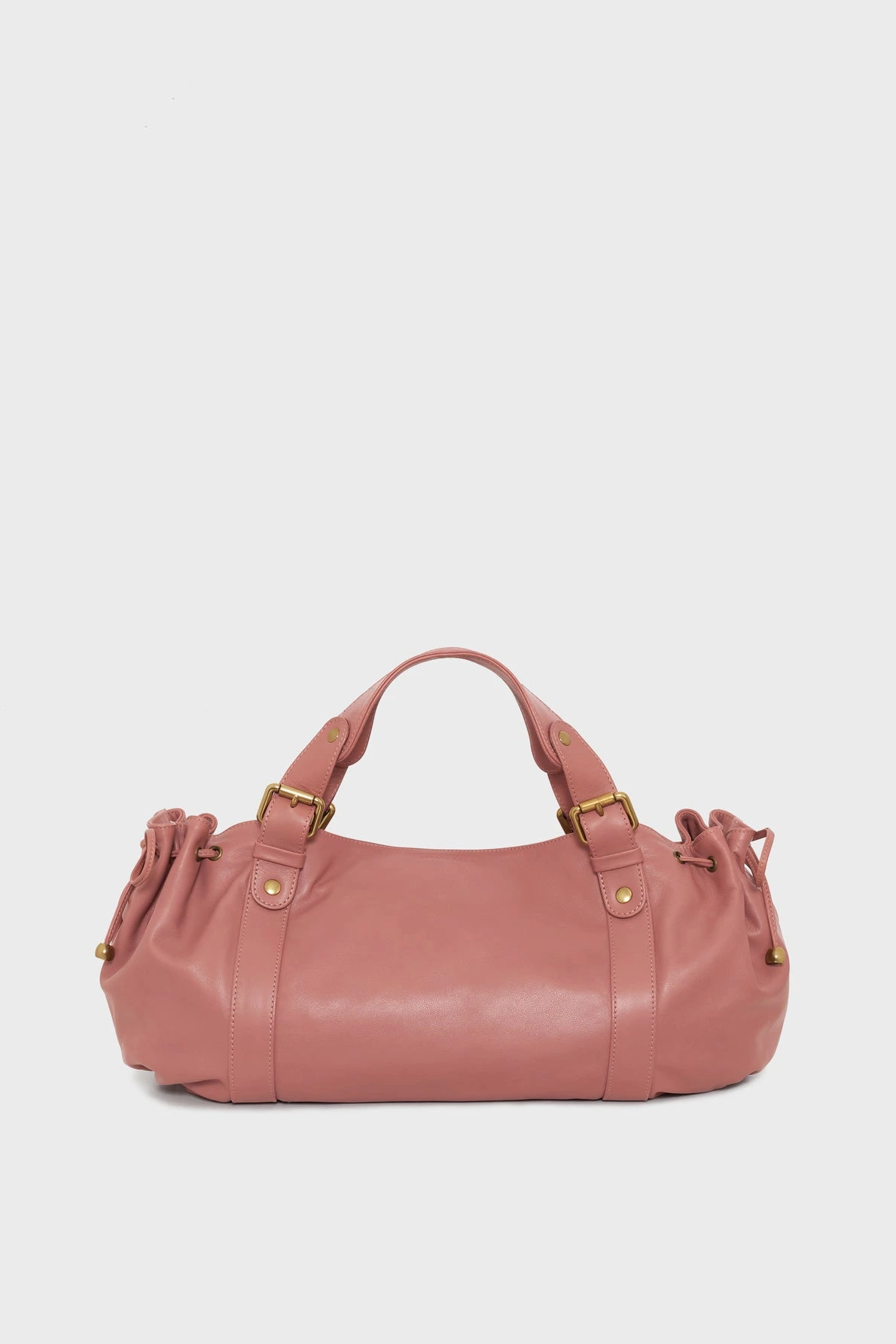 Sac 24H rose en cuir femme