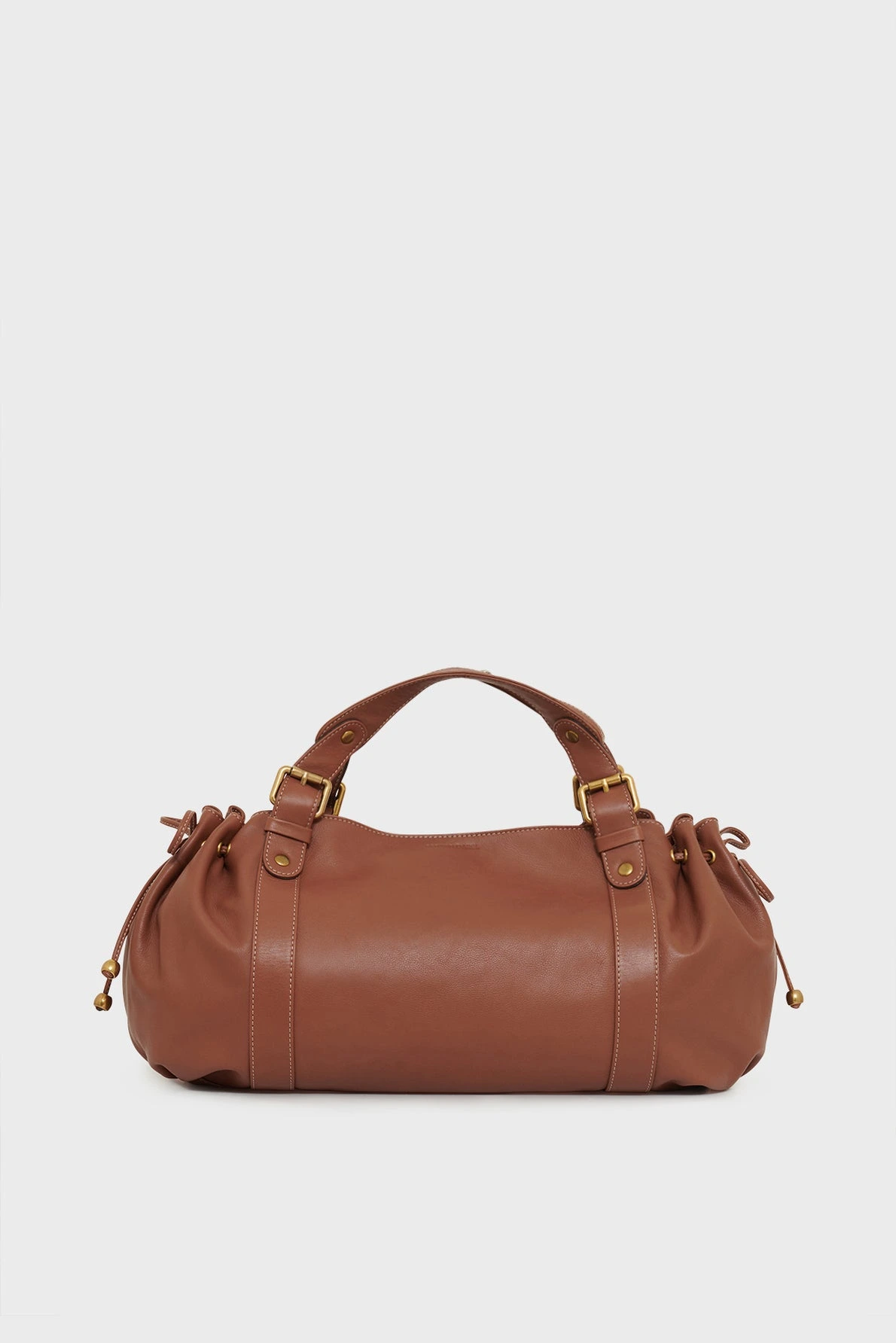 Sac 24H tan en cuir femme