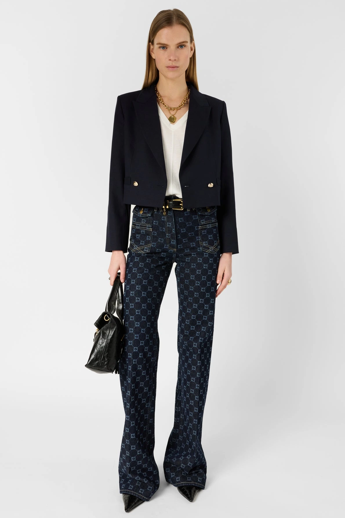 Look femme avec T-shirt Marisa blanc